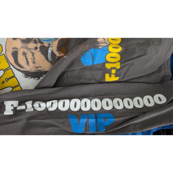 Post Malone Long Sleeve Graphic F-1 Trillion VIP Concert Tee - Picture 4 of 4